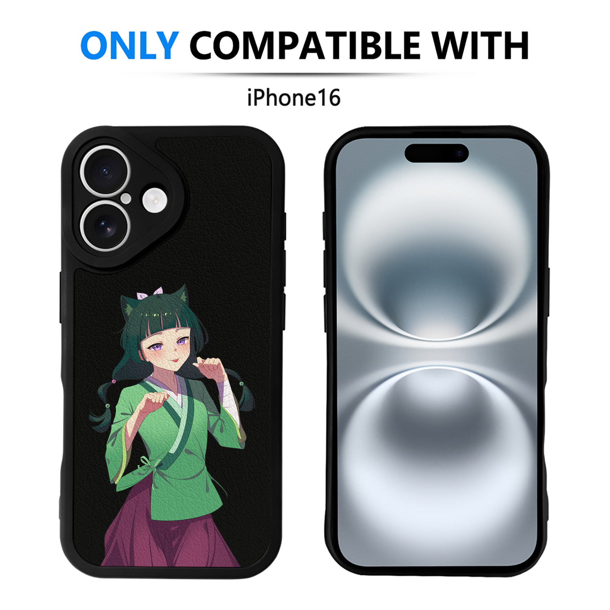薬屋のひとりごと The Apothecary Diaries 【iPhone 16シリーズ対応】シリコンスマホケース（レザー調） 材質：シリコン